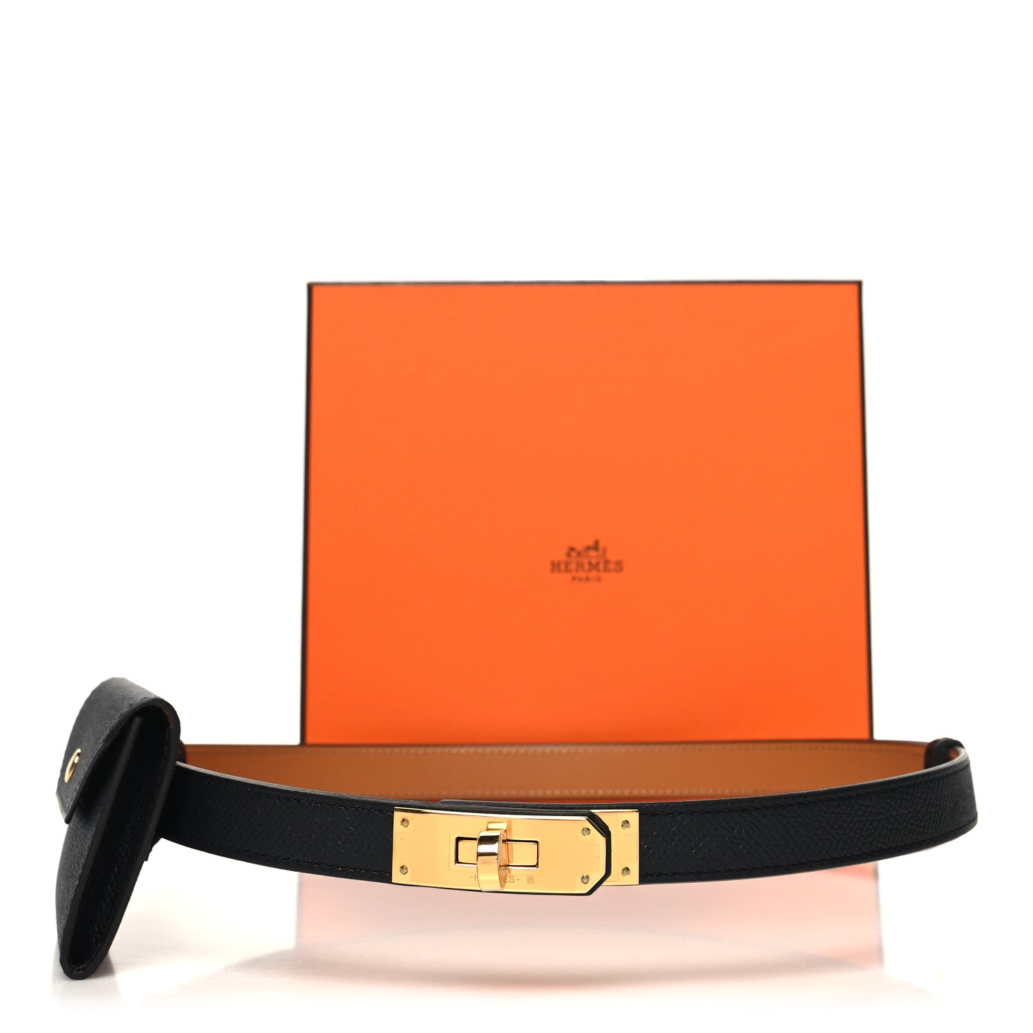 Hermes Epsom Kelly Pocket Belt Black 6 of 6