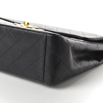Chanel Lambskin Quilted XL Jumbo Single Flap Black 7 of 13