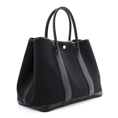Hermes Toile Negonda Garden Party Tote 36 MM Black 3 of 11