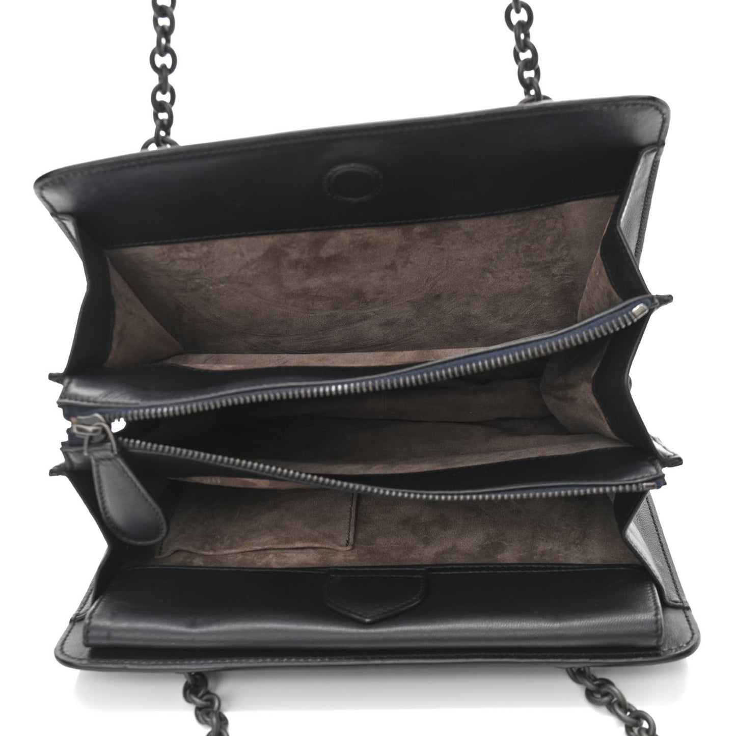 Nappa Intrecciato Shoulder Bag Black