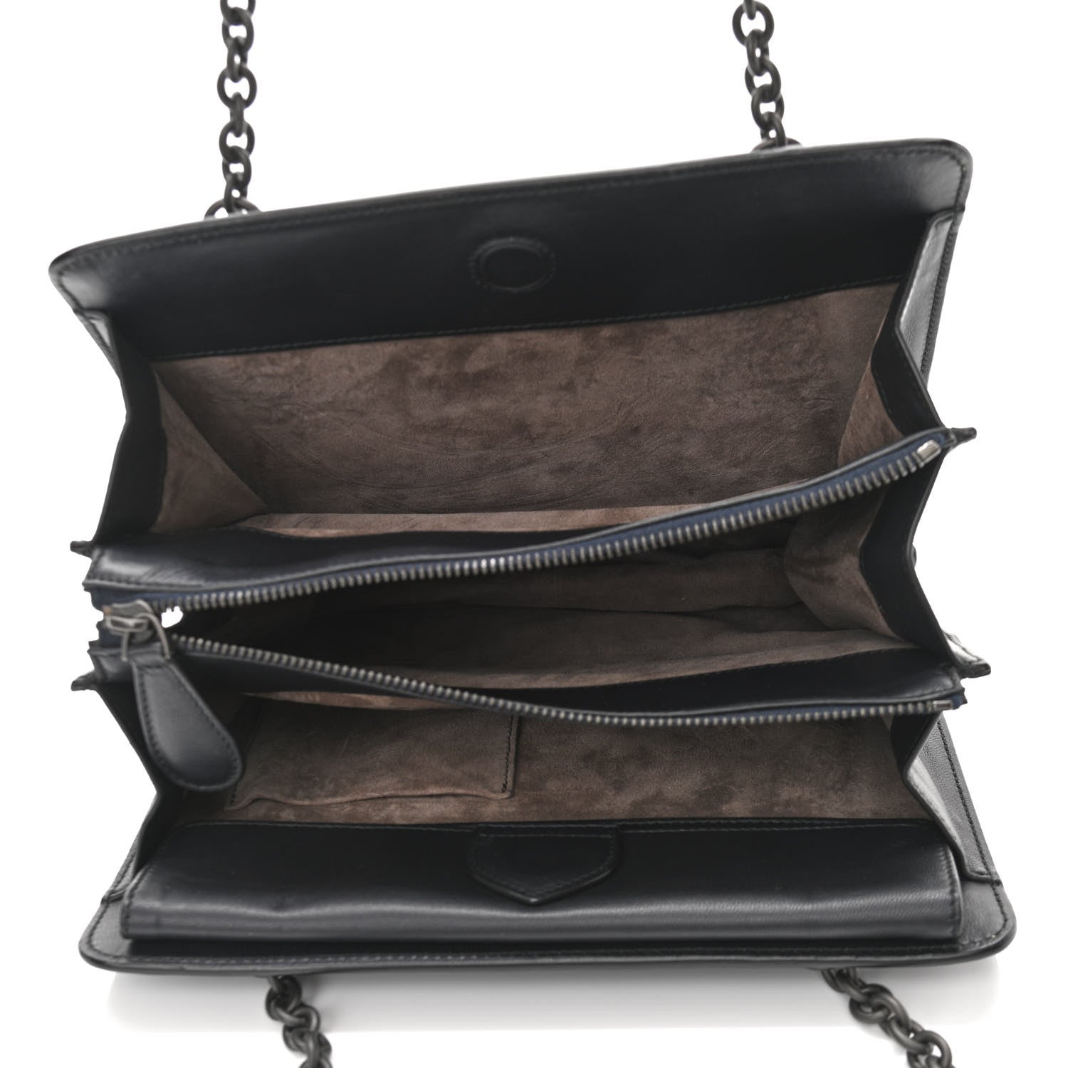 Bottega Veneta Nappa Intrecciato Shoulder Bag Black 4 of 9