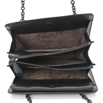 Bottega Veneta Nappa Intrecciato Shoulder Bag Black 4 of 9