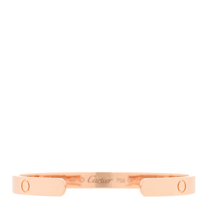 Cartier 18K Pink Gold LOVE Cuff Bracelet 18 2 of 3