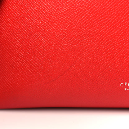 Celine Baby Grained Calfskin Micro Belt Bag Coquelicot 11 of 13