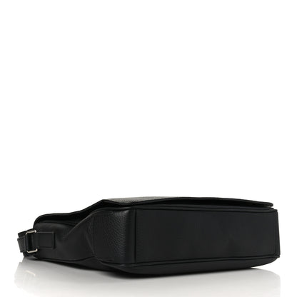 Burberry Calfskin Logo Messenger Black 4 of 8