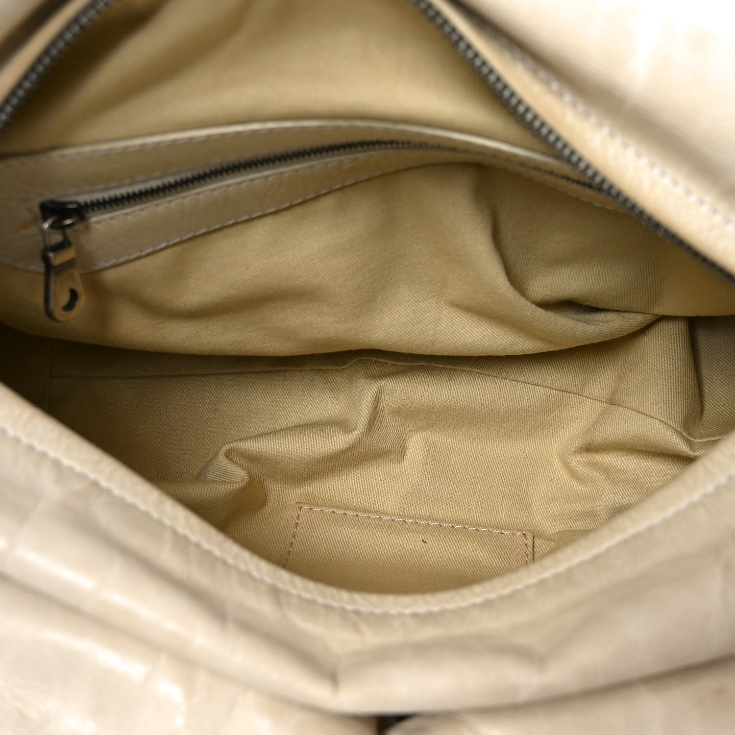 Chloe Calfskin Silverado Shoulder Bag Ivory 4 of 9