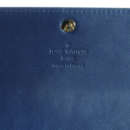 Louis Vuitton Vernis Sarah Wallet Grand Blue 6 of 7