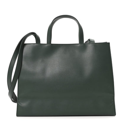 Telfar Vegan Leather Medium Shopping Bag Dark Olive 1 of 9