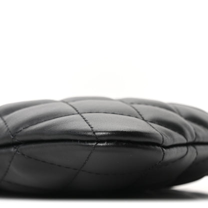 Chanel Lambskin Quilted Uniform Crossbody Bag  Black 9 of 10