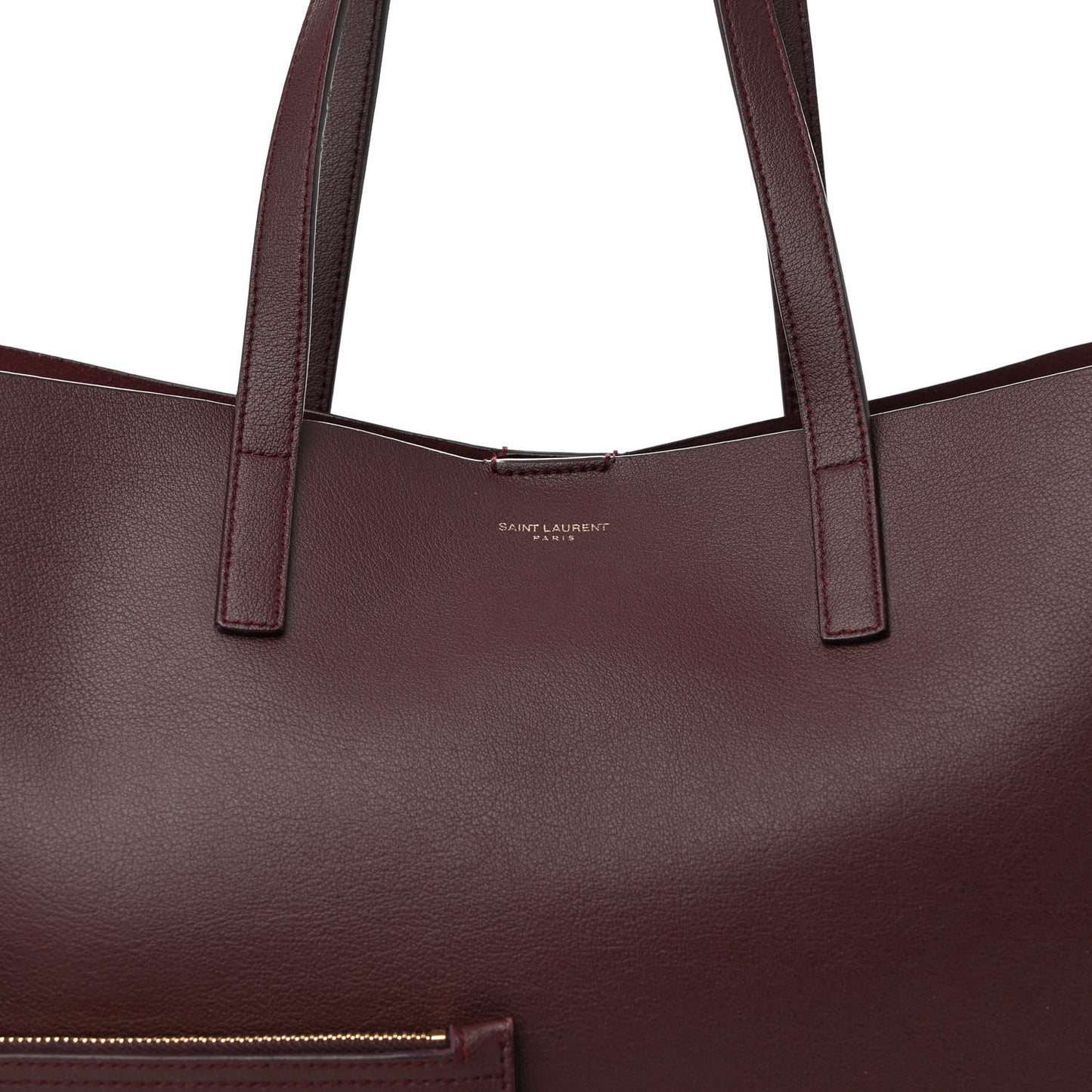 Calfskin Large Shopping Tote Old Brandy