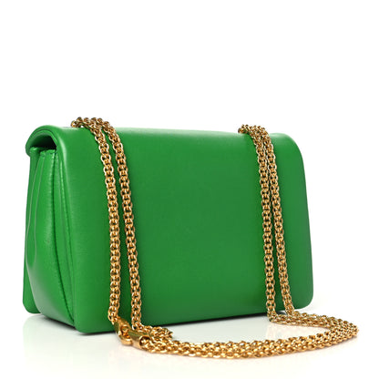 Valentino Garavani Nappa One Stud Chain Clutch Gea Green 3 of 9