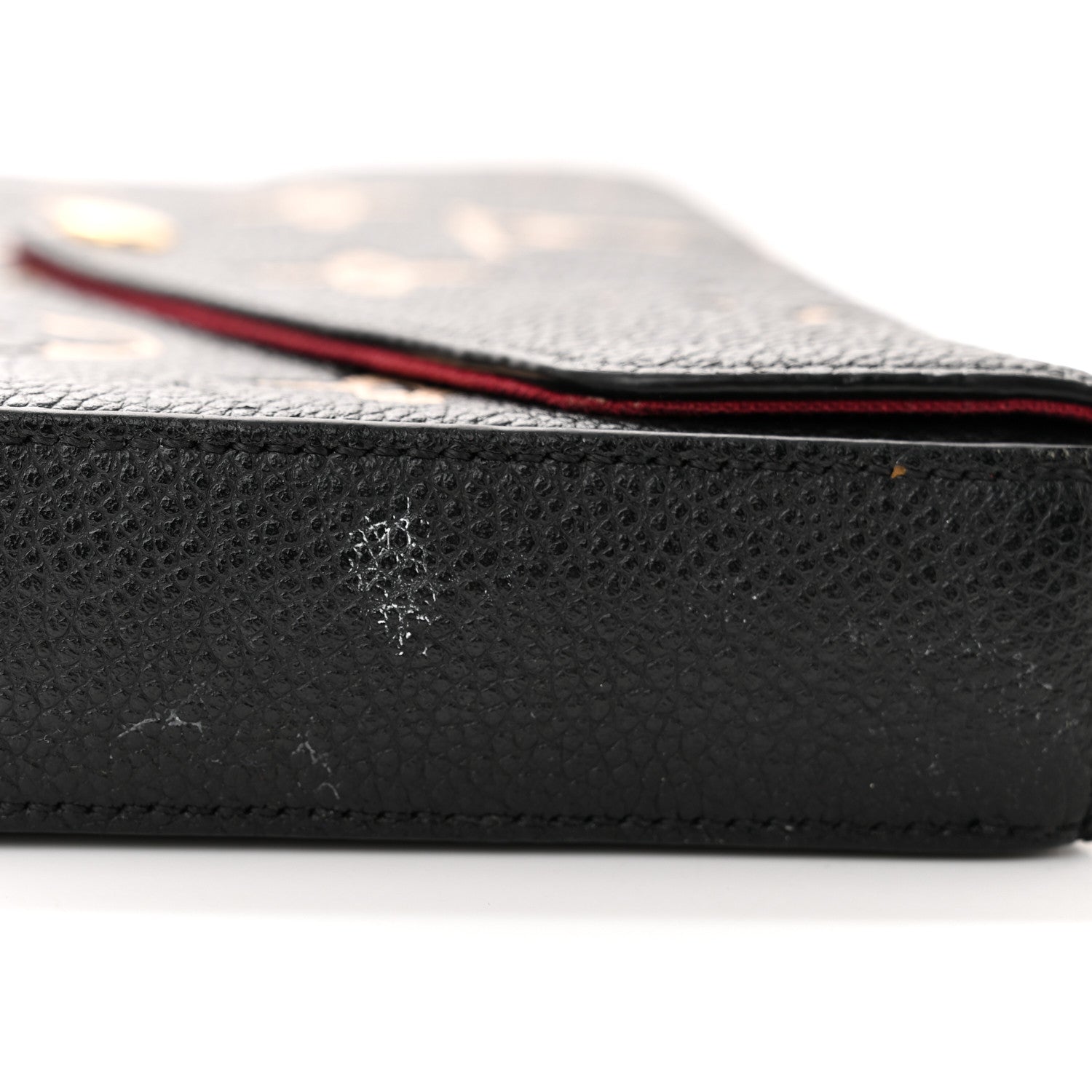 Louis Vuitton Empreinte Monogram Giant Felicie Pochette Black Beige 11 of 13
