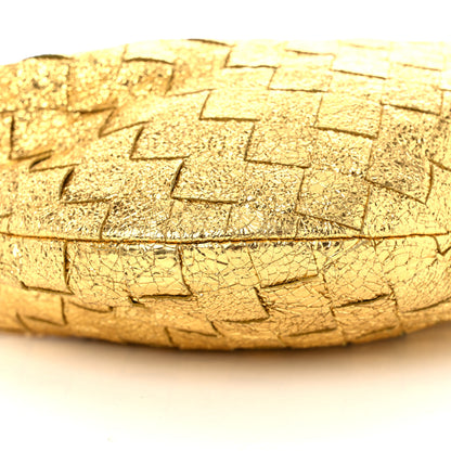 Bottega Veneta Metallic Nappa Intrecciato Mini Jodie Gold 9 of 10