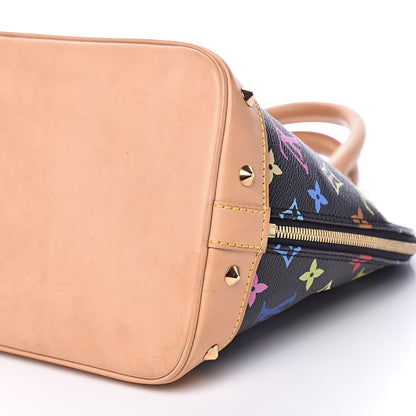 Louis Vuitton Monogram Multicolor Alma Black 9 of 13
