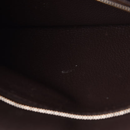 Hermes Taurillon Clemence Jypsiere 34 Chocolate 10 of 29