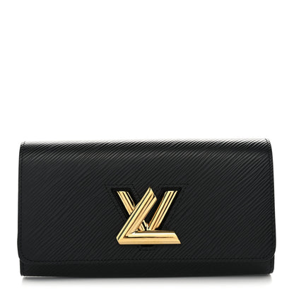 Louis Vuitton Epi Twist Wallet Black 1 of 8