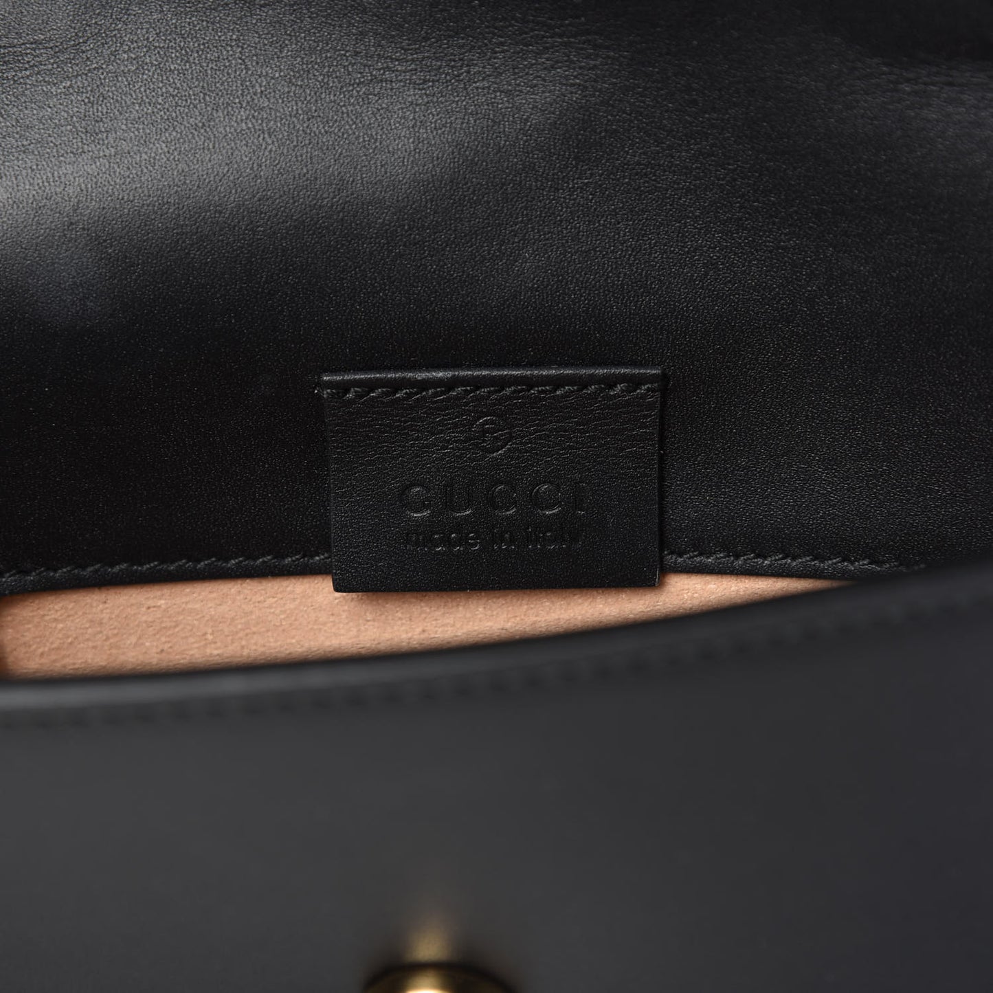 Calfskin Super Mini Sylvie Chain Shoulder Bag Black