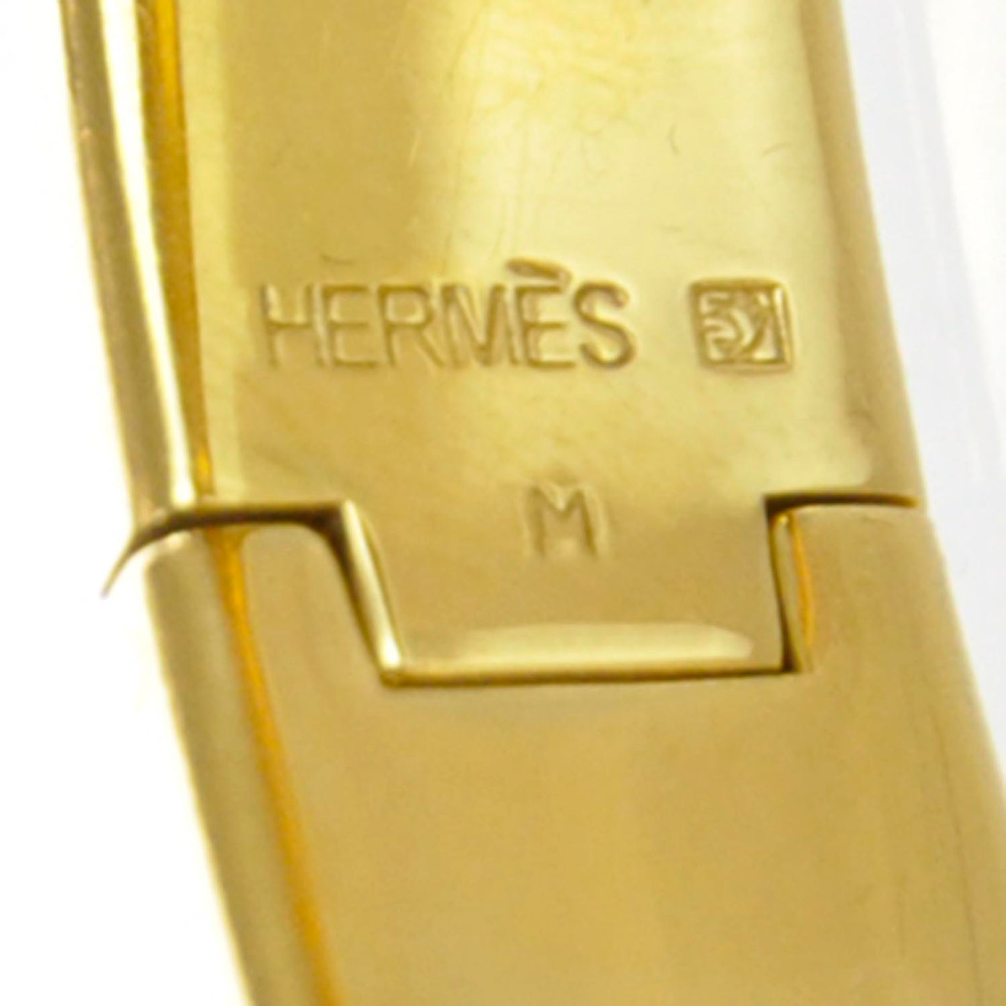 Enamel Narrow Clic Clac H Bracelet Black Gold