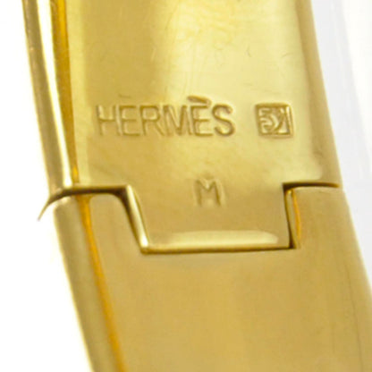 Hermes Enamel Narrow Clic Clac H Bracelet Black Gold 5 of 7
