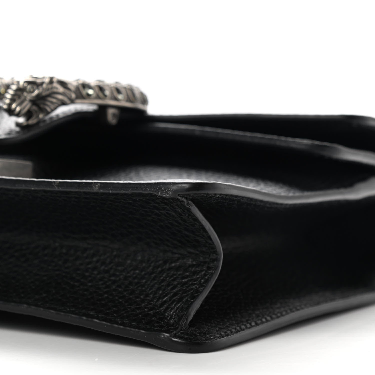 Gucci Calfskin Mini Dionysus Shoulder Bag Black 9 of 10