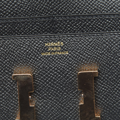 Hermes Epsom Constance Short Wallet Black 6 of 7