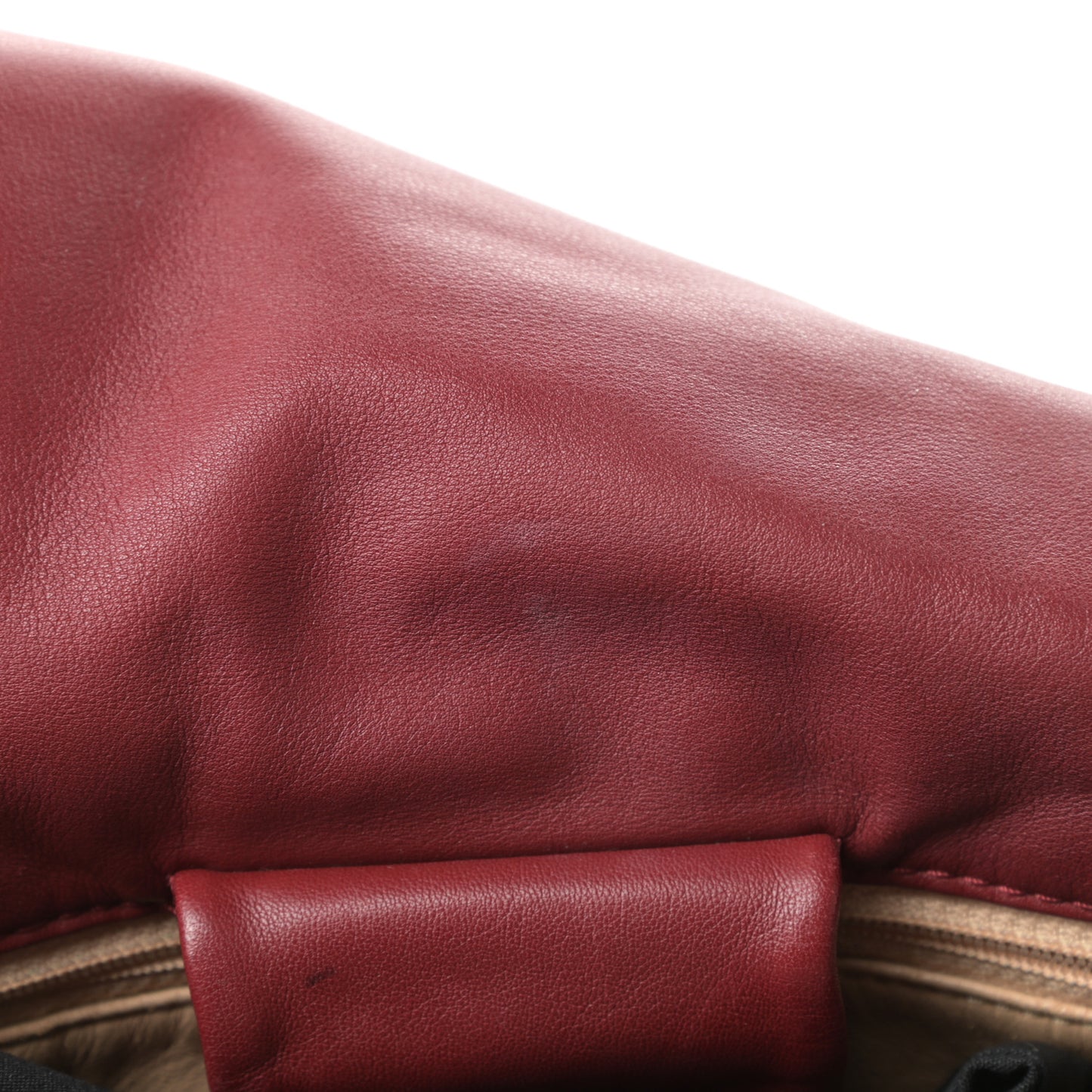 Smooth Calfskin Luxe Ligne Flap Red