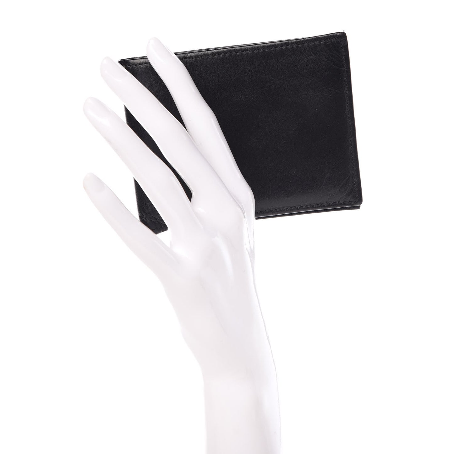 Calfskin Bi-Fold Wallet Black