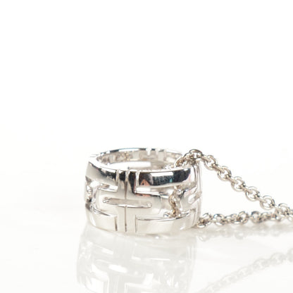 Bulgari 18K White Gold Parentesi Pendant Necklace 3 of 7