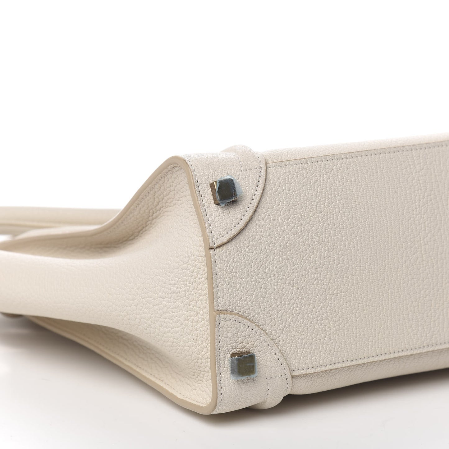 Goatskin Micro Luggage White