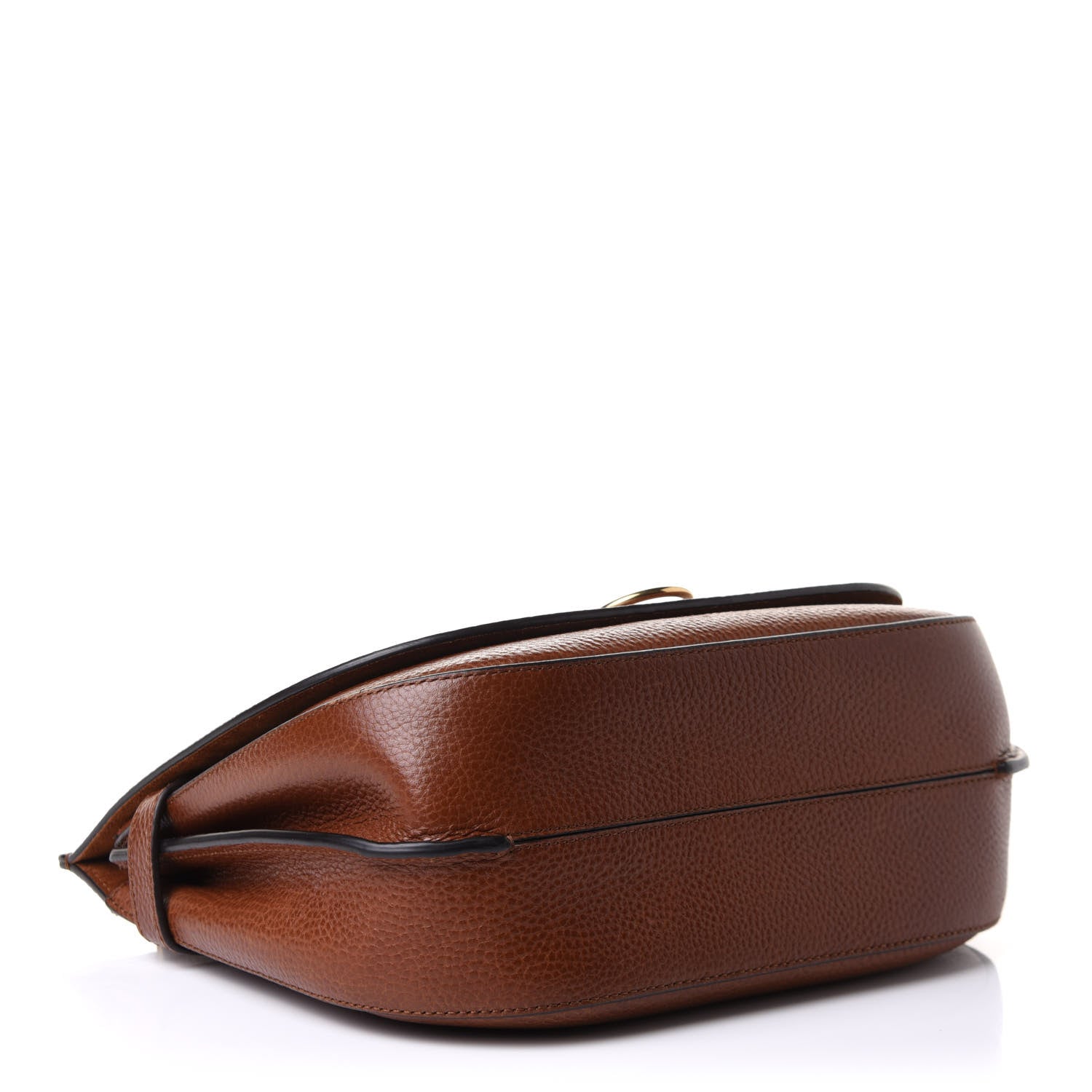 Mulberry Small Classic Grain Calfskin Amberley Satchel Oak 4 of 11