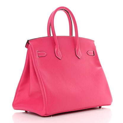 Hermes Epsom Birkin 35 Rose Tyrien 3 of 14