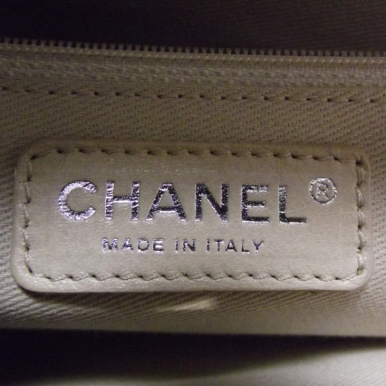Chanel Caviar Quilted Grand Shopping Tote GST Beige 7 of 9