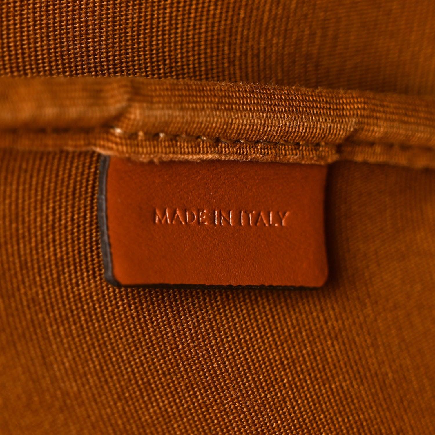 Celine Triomphe Canvas Calfskin Small Bucket Bag Tan 6 of 9