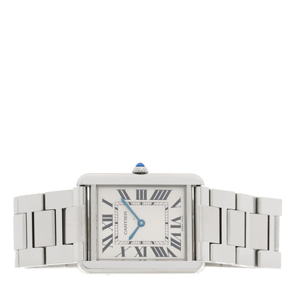 Cartier Stainless Steel 27mm Tank Solo Quartz Watch 2 of 4
