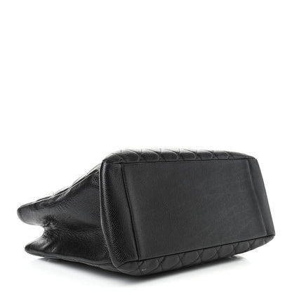 Chanel Caviar Quilted Grand Shopping Tote GST Black 4 of 13
