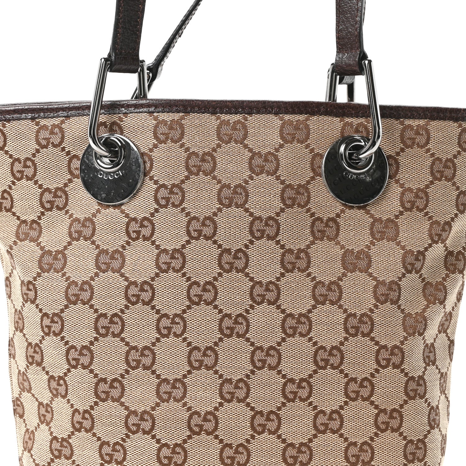 Gucci Monogram Small Eclipse Tote Brown 8 of 10