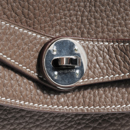 Hermes Taurillon Clemence Lindy 34 Etoupe 9 of 10
