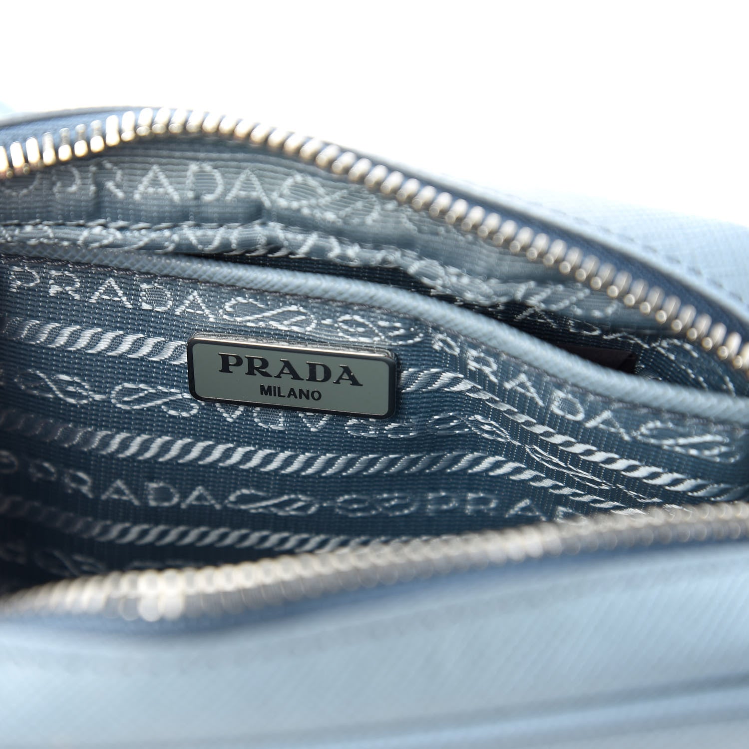 Prada Saffiano Mini Camera Crossbody Bag Astrale 8 of 11