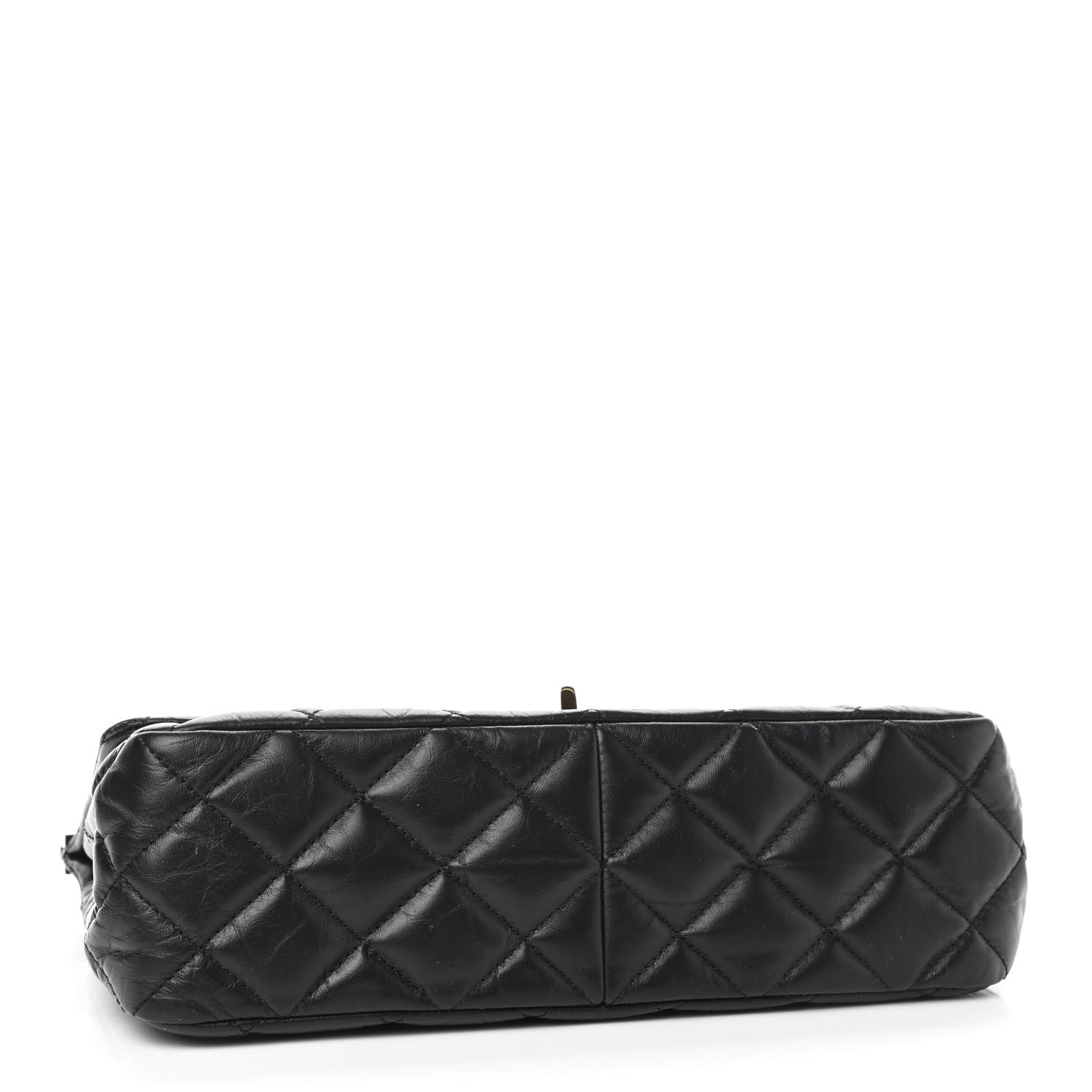 Chanel Aged Calfskin Quilted 2.55 Reissue 225 Hanger Flap Black 3 of 8