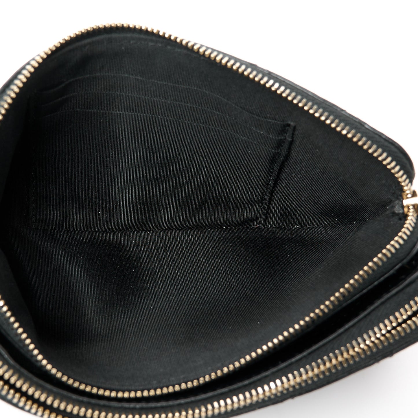 Lambskin Quilted Pearl Clutch With Chain Black