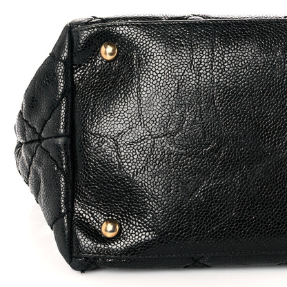 Chanel Crumpled Grained Calfskin Large Coco Pleats Tote Black 14 of 14