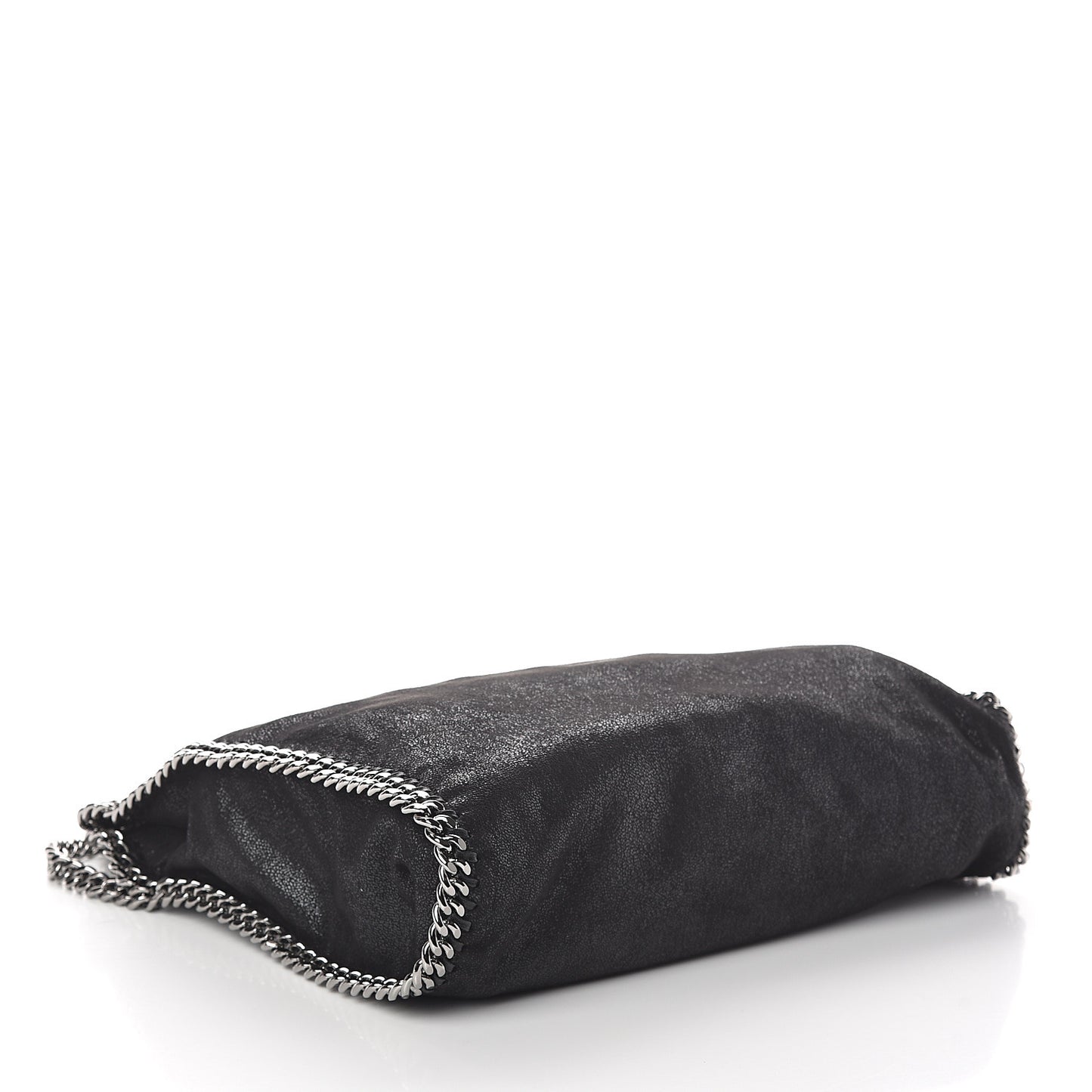 Shaggy Deer Falabella Fold Over Tote Black