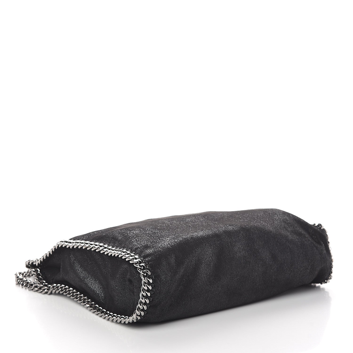 Stella McCartney Shaggy Deer Falabella Fold Over Tote Black 3 of 8