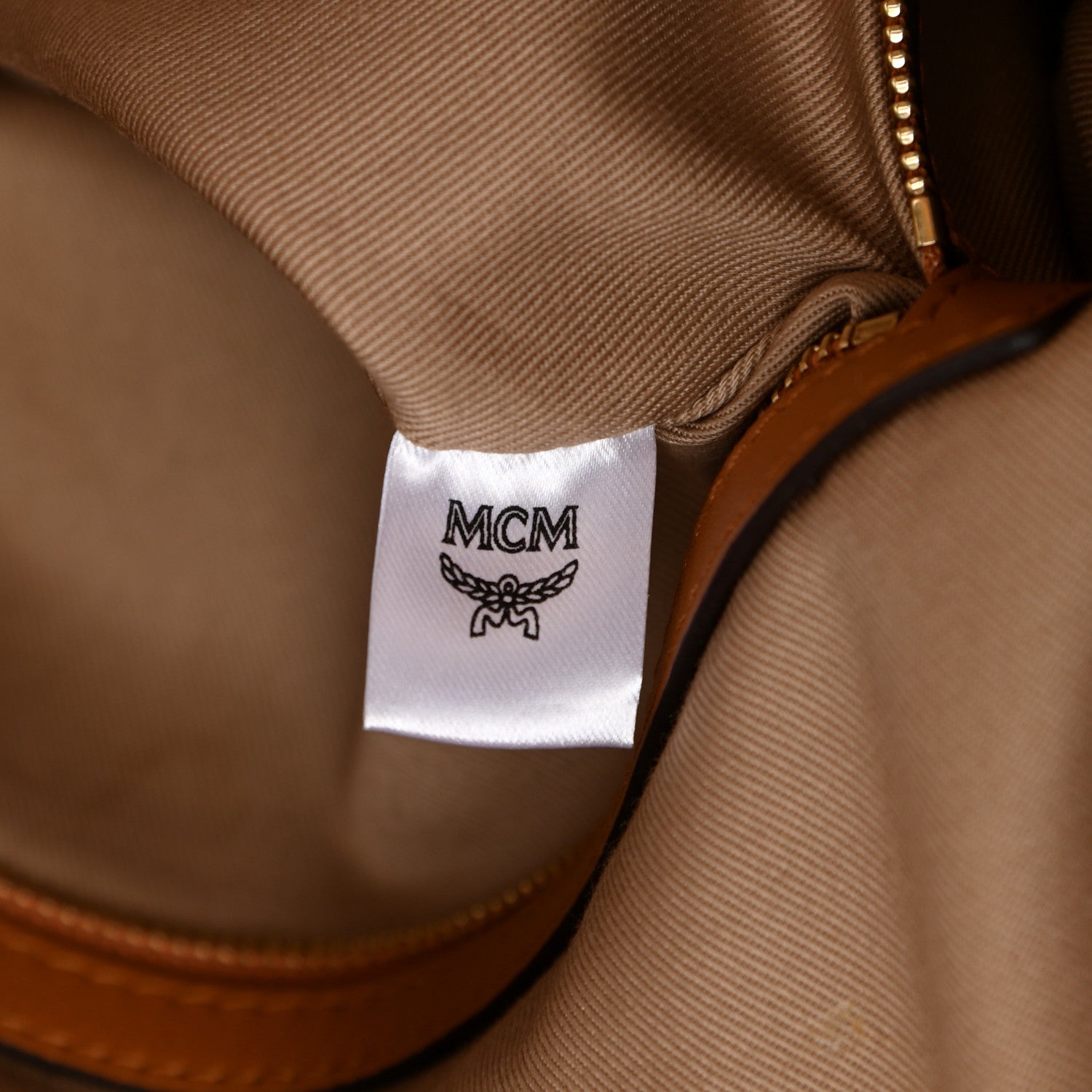 MCM Visetos Medium Klassik Tote Cognac 7 of 11
