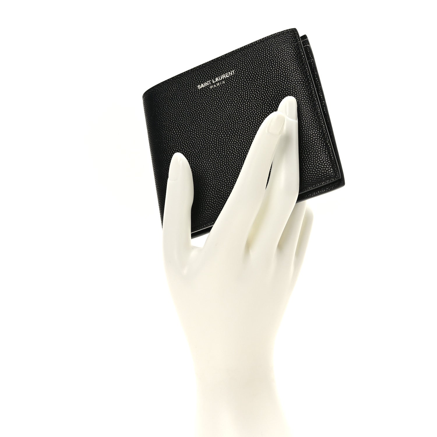 Saint Laurent Calfskin East West Wallet Black 2 of 7