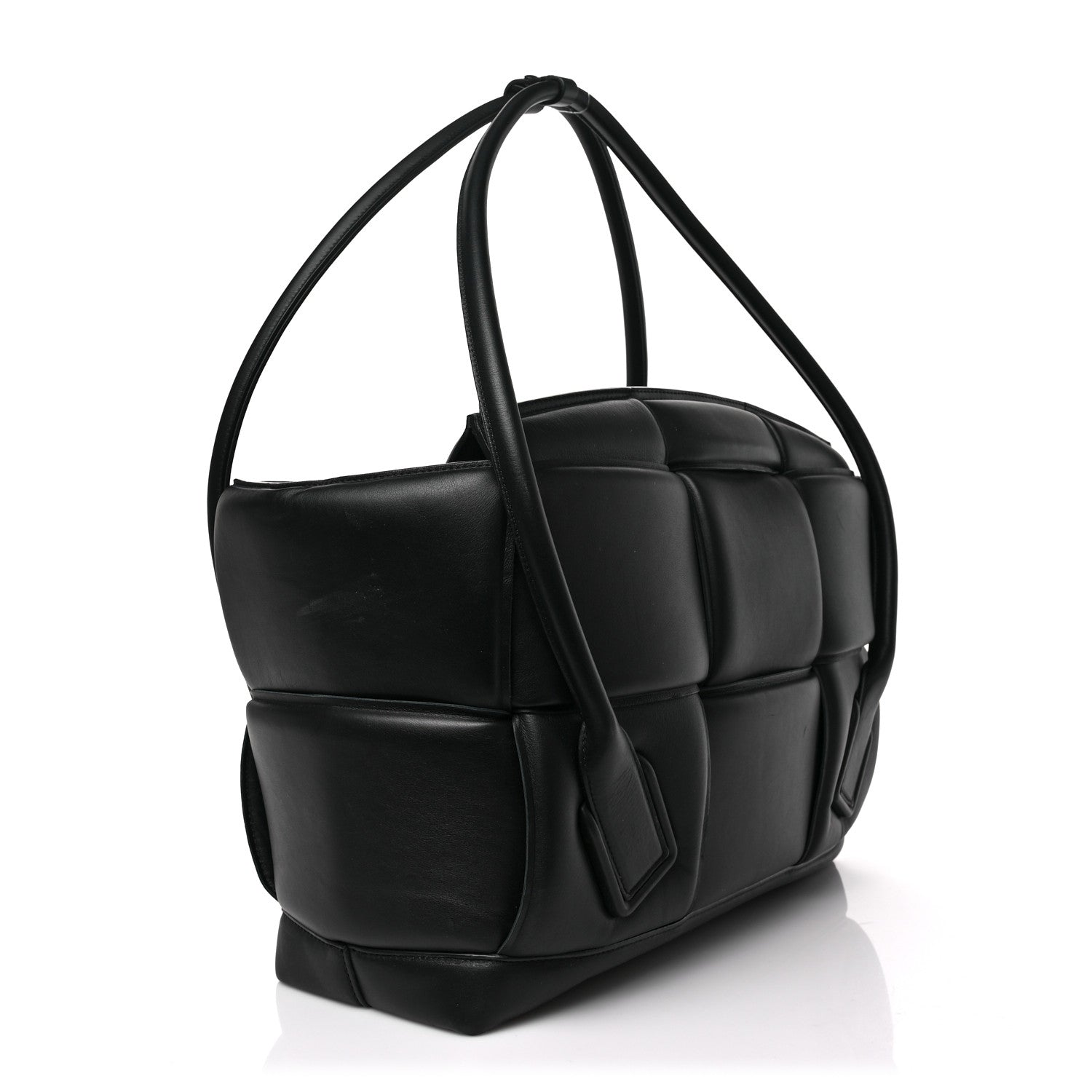 Bottega Veneta BOTTEGA VENETA Nappa Maxi Intrecciato Padded Large Arco Black 3 of 8