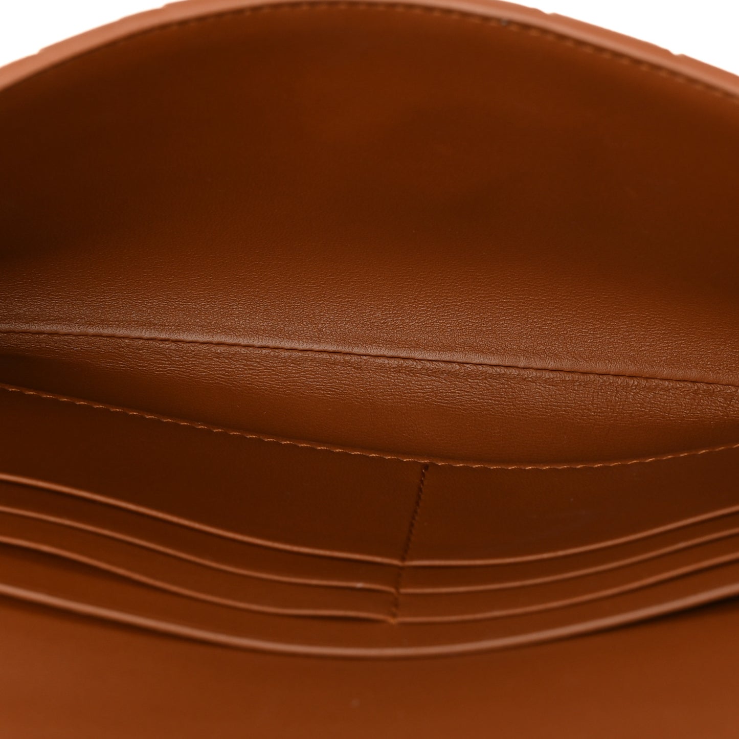 Suede Intrecciato Long Andiamo Top Handle Clutch Amber
