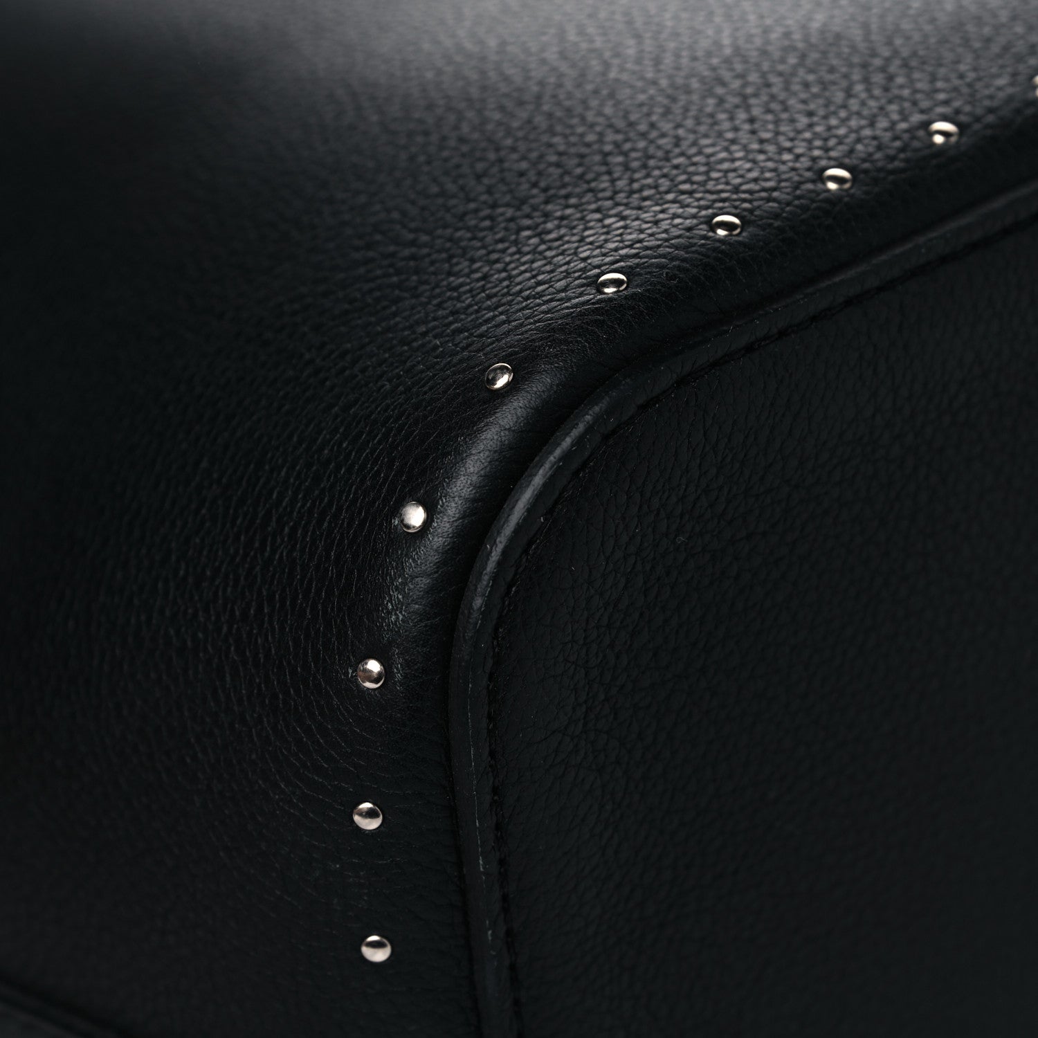 Louis Vuitton Soft Calfskin Lockme Studs Bucket Black 14 of 16