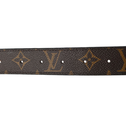 Louis Vuitton Calfskin Monogram 30mm LV Initiales Reversible Belt 80 32 Black 7 of 9