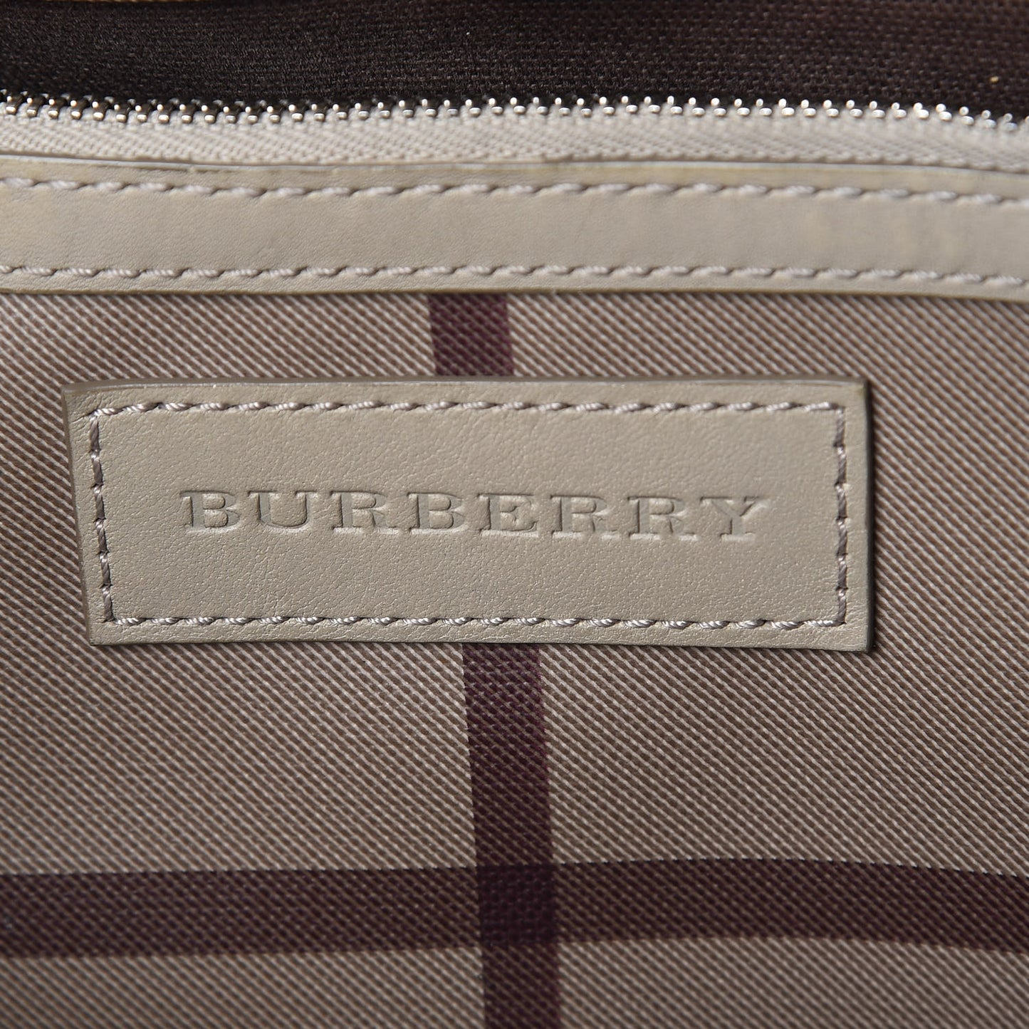 Smoked Check Small Canterbury Tote Trench